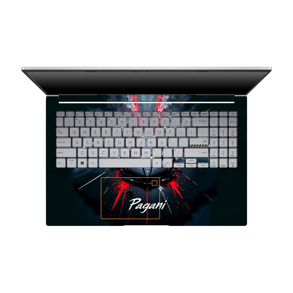 Pagani Midnight Impact Asus VivoBook 15 X1504VA Laptop Skin