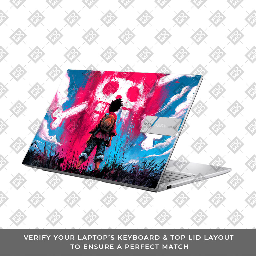 Straw Hat Graffiti One Piece Asus VivoBook 15 X1504VA Laptop Skin