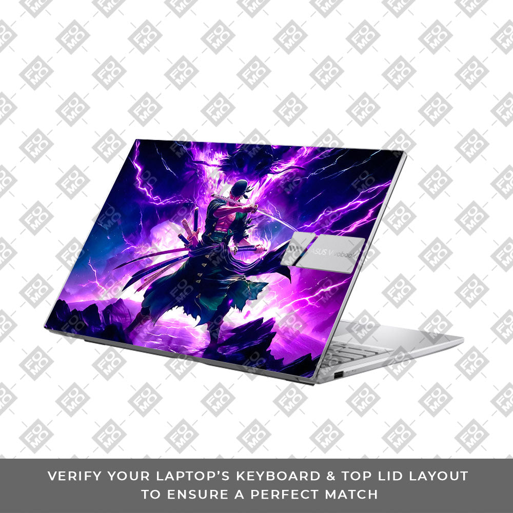 Roronoa Zoro Hell Mode Asus VivoBook 15 X1504VA Laptop Skin