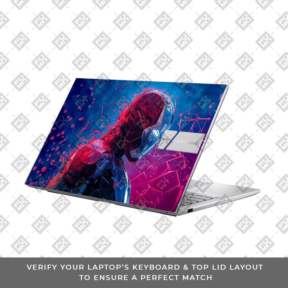 Iron Man Neon Tech Asus VivoBook 15 X1504VA Laptop Skin