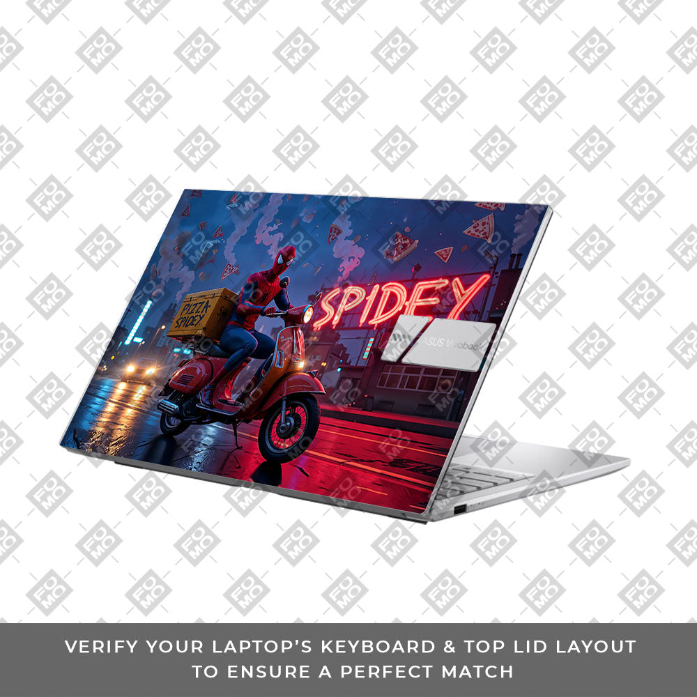 Pizza Spidey Asus VivoBook 15 X1504VA Laptop Skin