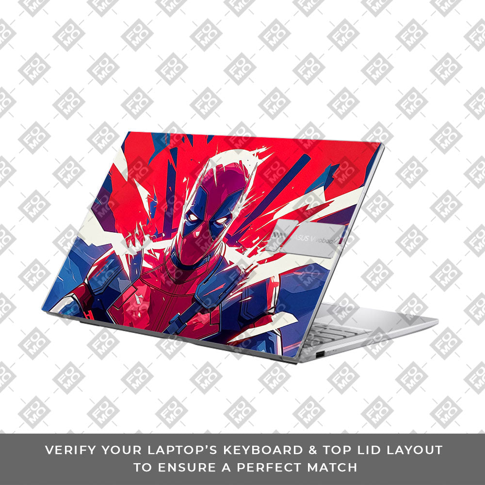 Deadpool Power Burst Asus VivoBook 15 X1504VA Laptop Skin