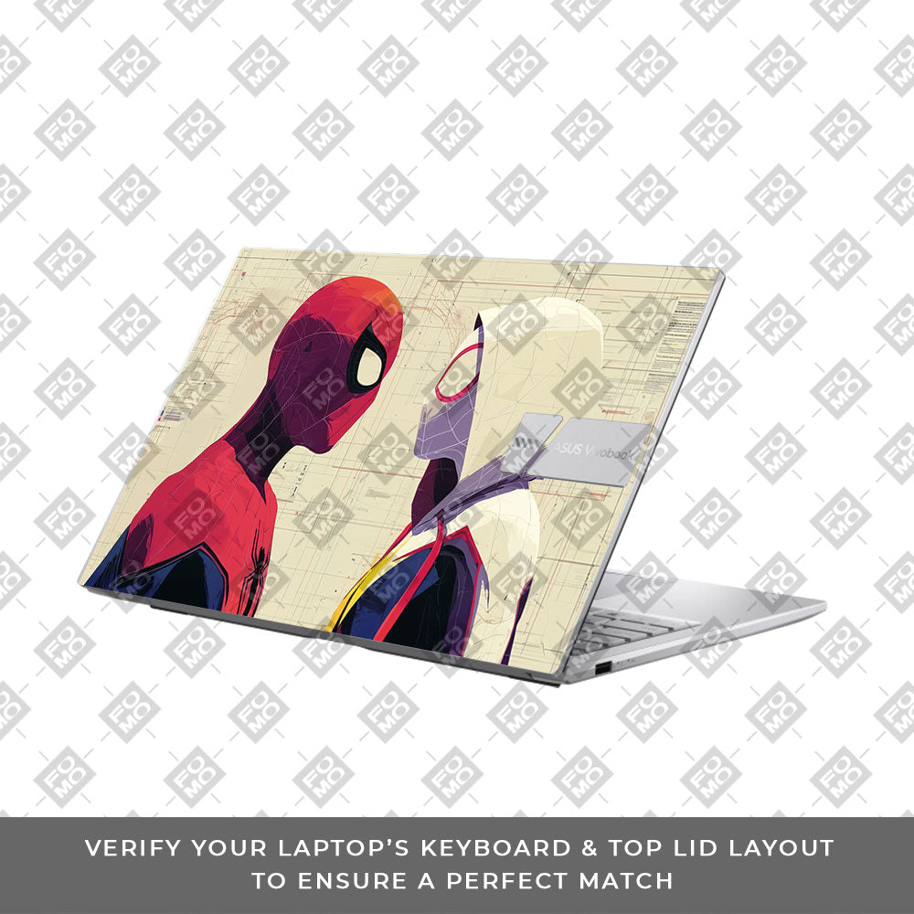 Spider Man X Spider Gwen Asus VivoBook 15 X1504VA Laptop Skin