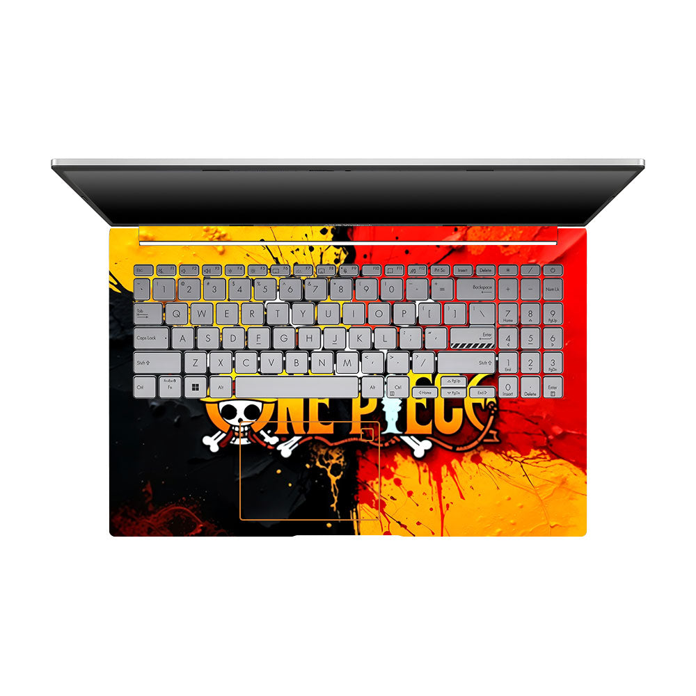 One Piece Paint Splash Asus VivoBook 15 X1504VA Laptop Skin