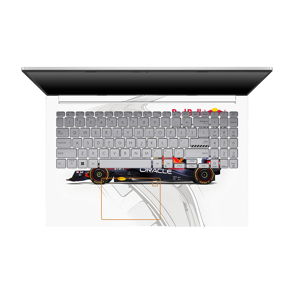 Red Bull Racing in Action Asus VivoBook 15 X1504VA Laptop Skin