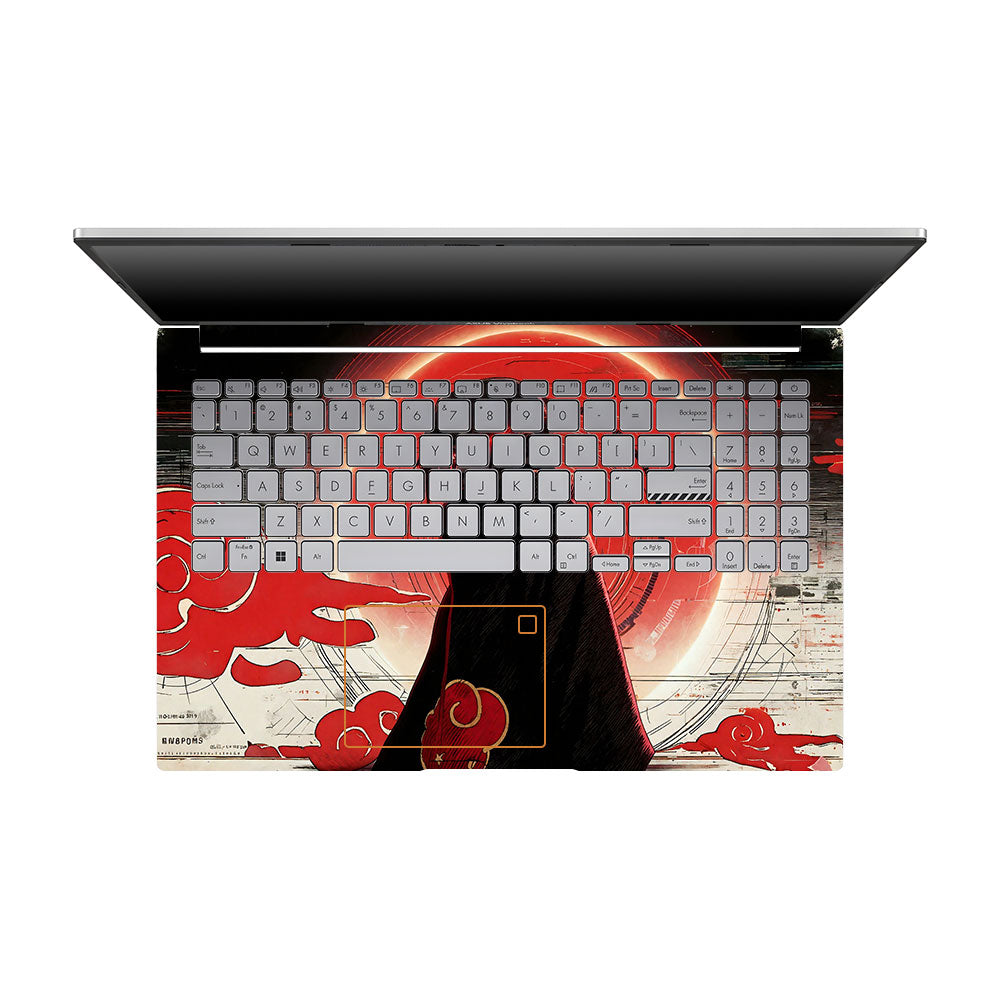 Itachi Uchiha Mark of the Akatsuki Asus VivoBook 15 X1504VA Laptop Skin