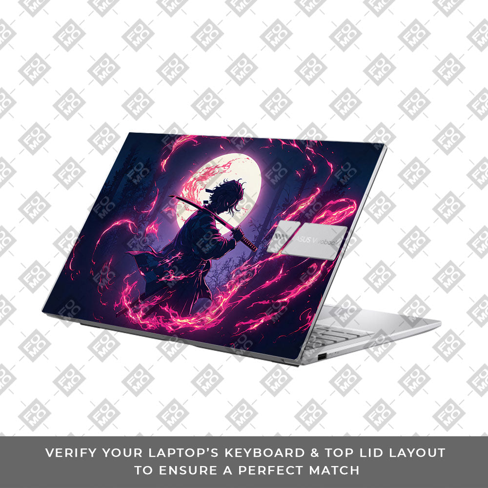 Tanjiro's Flame of Ember Asus VivoBook 15 X1504VA Laptop Skin