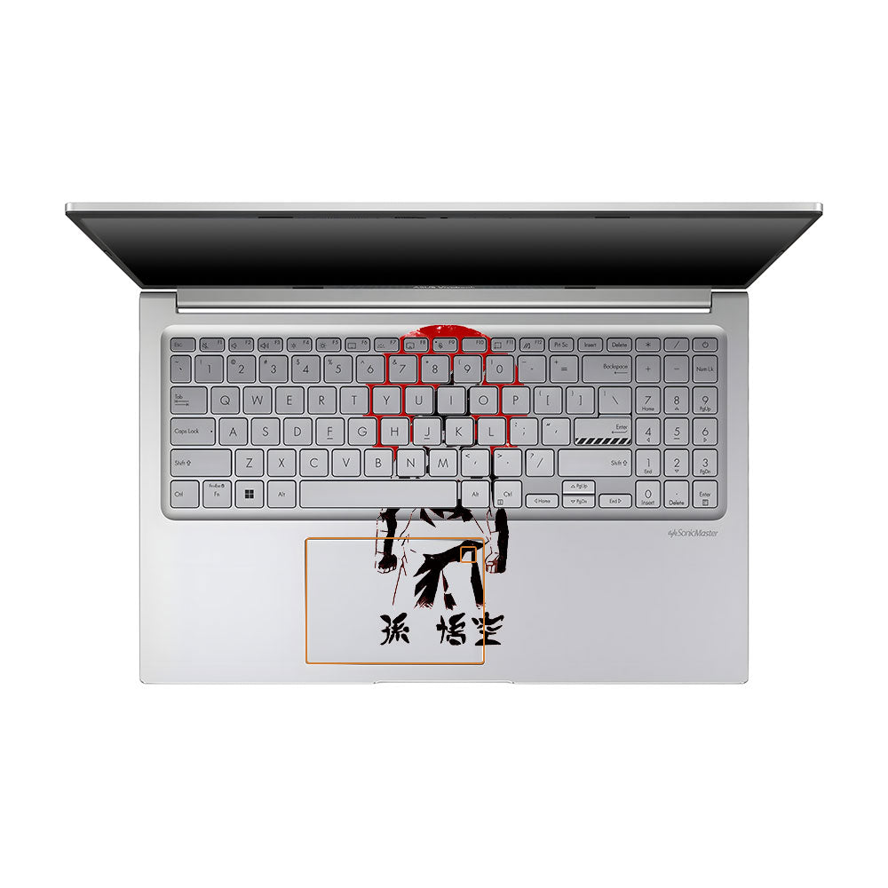 Transparent Sunset Samurai Asus VivoBook 15 X1504VA Laptop Skin