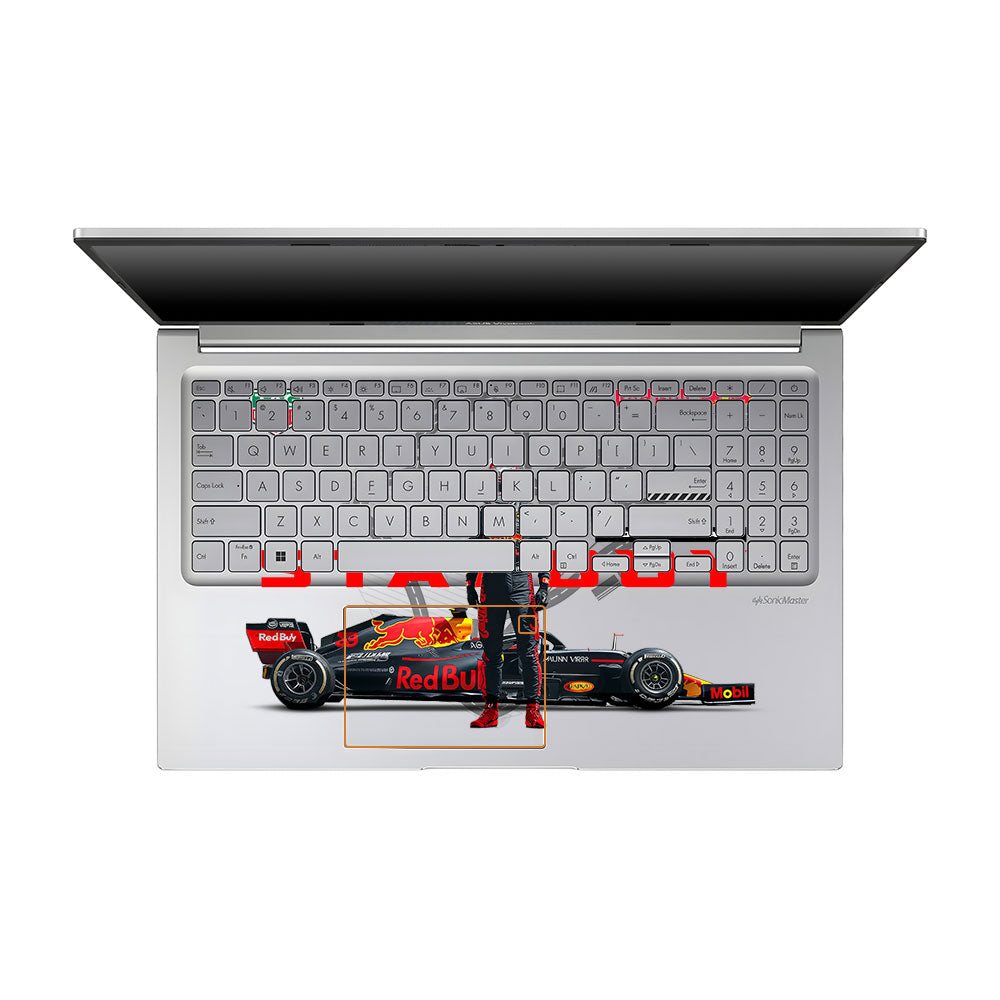 Transparent Starboy Racer Asus VivoBook 15 X1504VA Laptop Skin
