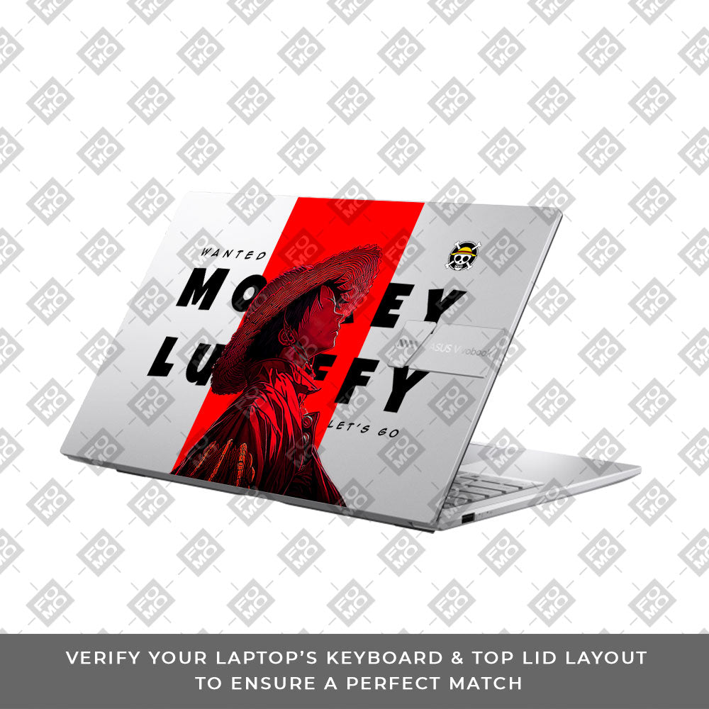 Transparent Pirate King Asus VivoBook 15 X1504VA Laptop Skin