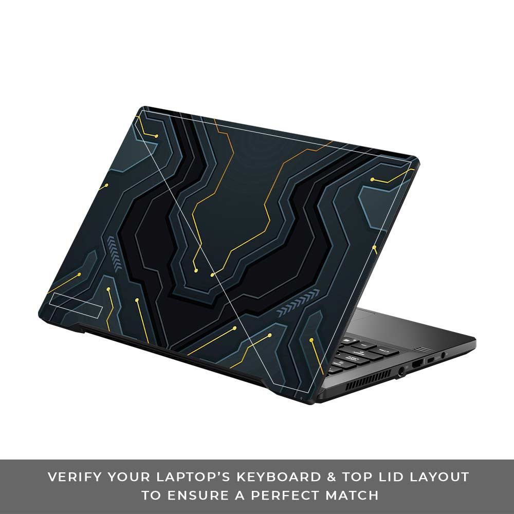 Futuristic Techno Asus ROG Zephyrus G14 GA401 Laptop Skin