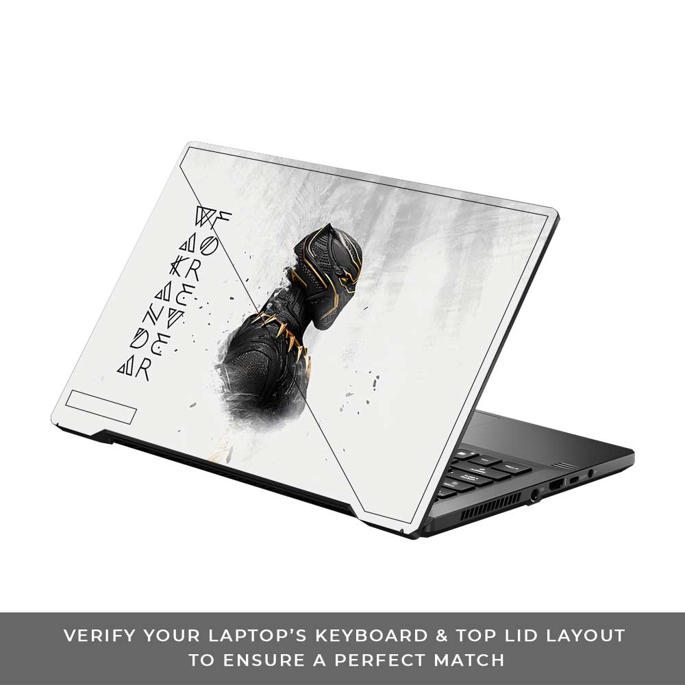 Wakanda Forever Black Panther Comic Asus ROG Zephyrus G14 GA401 Laptop Skin