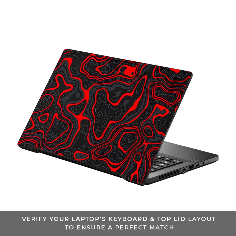Crimson Waves Asus ROG Zephyrus G14 GA401 Laptop Skin