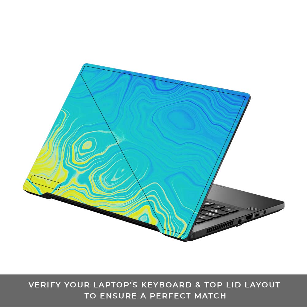 Ocean Gradient Waves Asus ROG Zephyrus G14 GA401 Laptop Skin