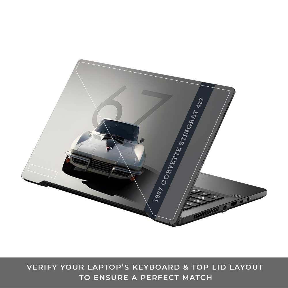 1967 Corvette Stingray 427 Asus ROG Zephyrus G14 GA401 Laptop Skin
