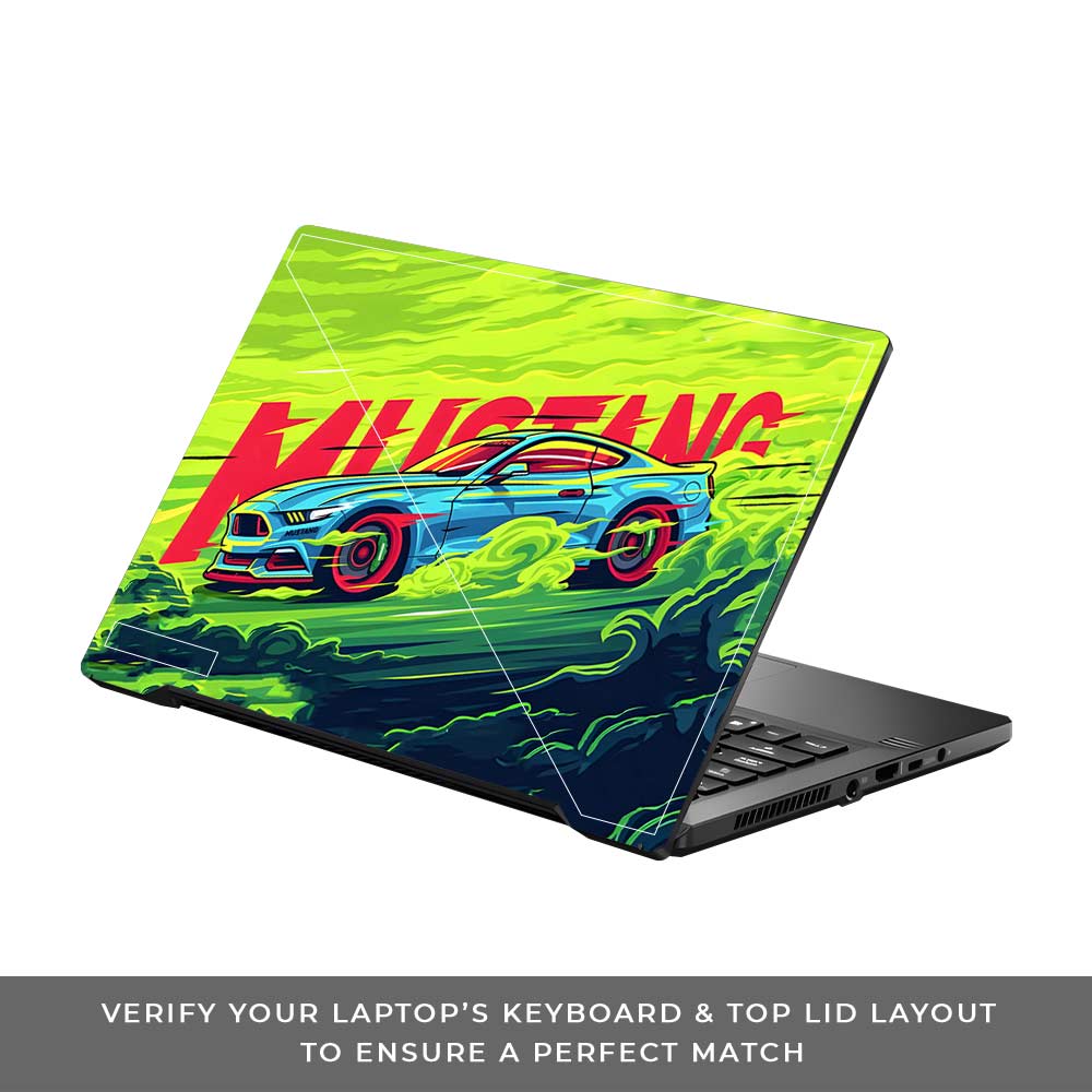 Ford Mustang Legacy Asus ROG Zephyrus G14 GA401 Laptop Skin