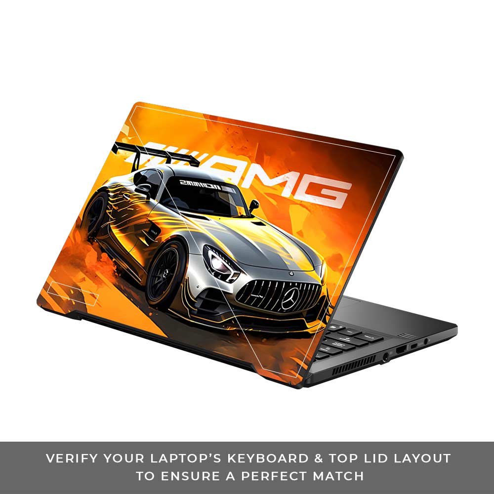 Mercedes AMG GT Asus ROG Zephyrus G14 GA401 Laptop Skin