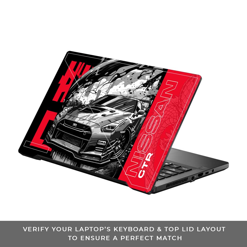 Nissan GTR Thrill Asus ROG Zephyrus G14 GA401 Laptop Skin