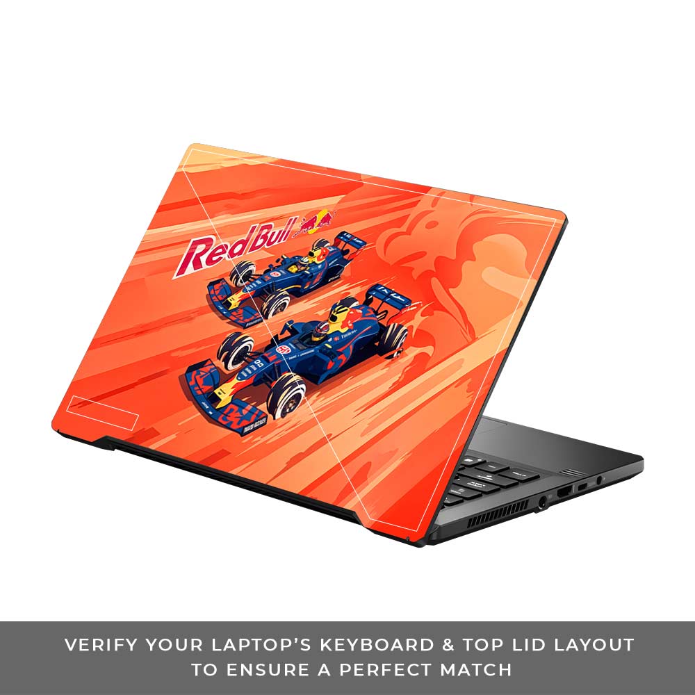 Red Bull Racing Velocity Asus ROG Zephyrus G14 GA401 Laptop Skin
