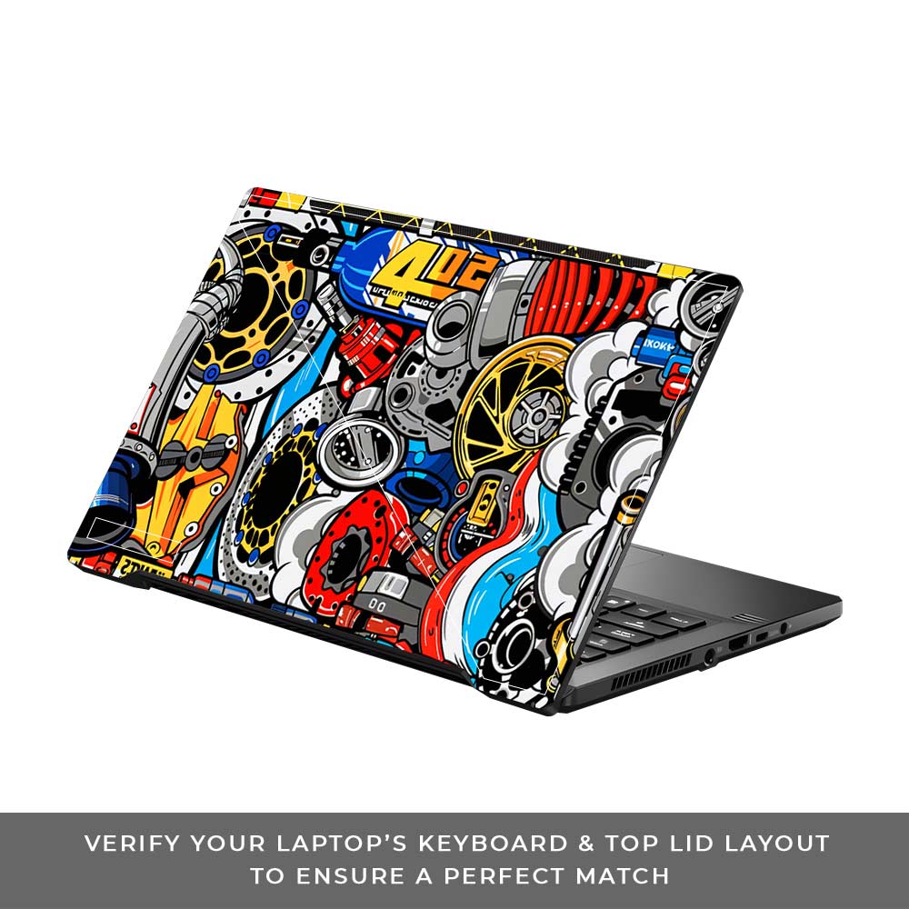 Mechanical Chaos Asus ROG Zephyrus G14 GA401 Laptop Skin