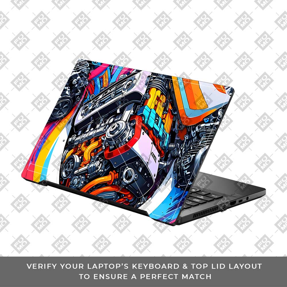 Power in Motion Asus ROG Zephyrus G14 GA401 Laptop Skin