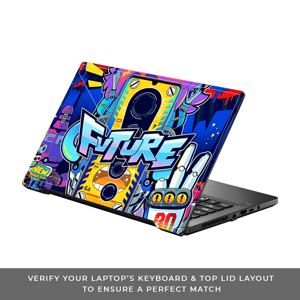 Futuristic Cyberpunk Vision Asus ROG Zephyrus G14 GA401 Laptop Skin