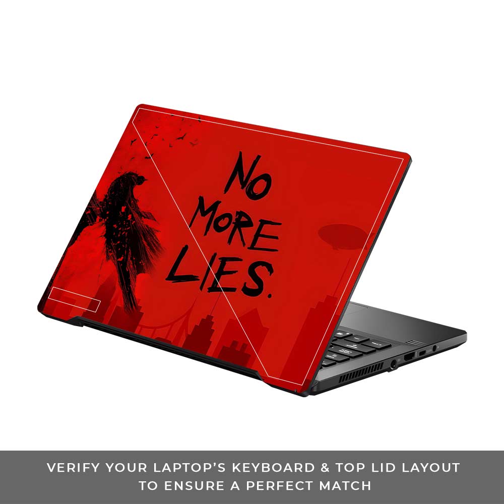 Batman No More Lies Asus ROG Zephyrus G14 GA401 Laptop Skin