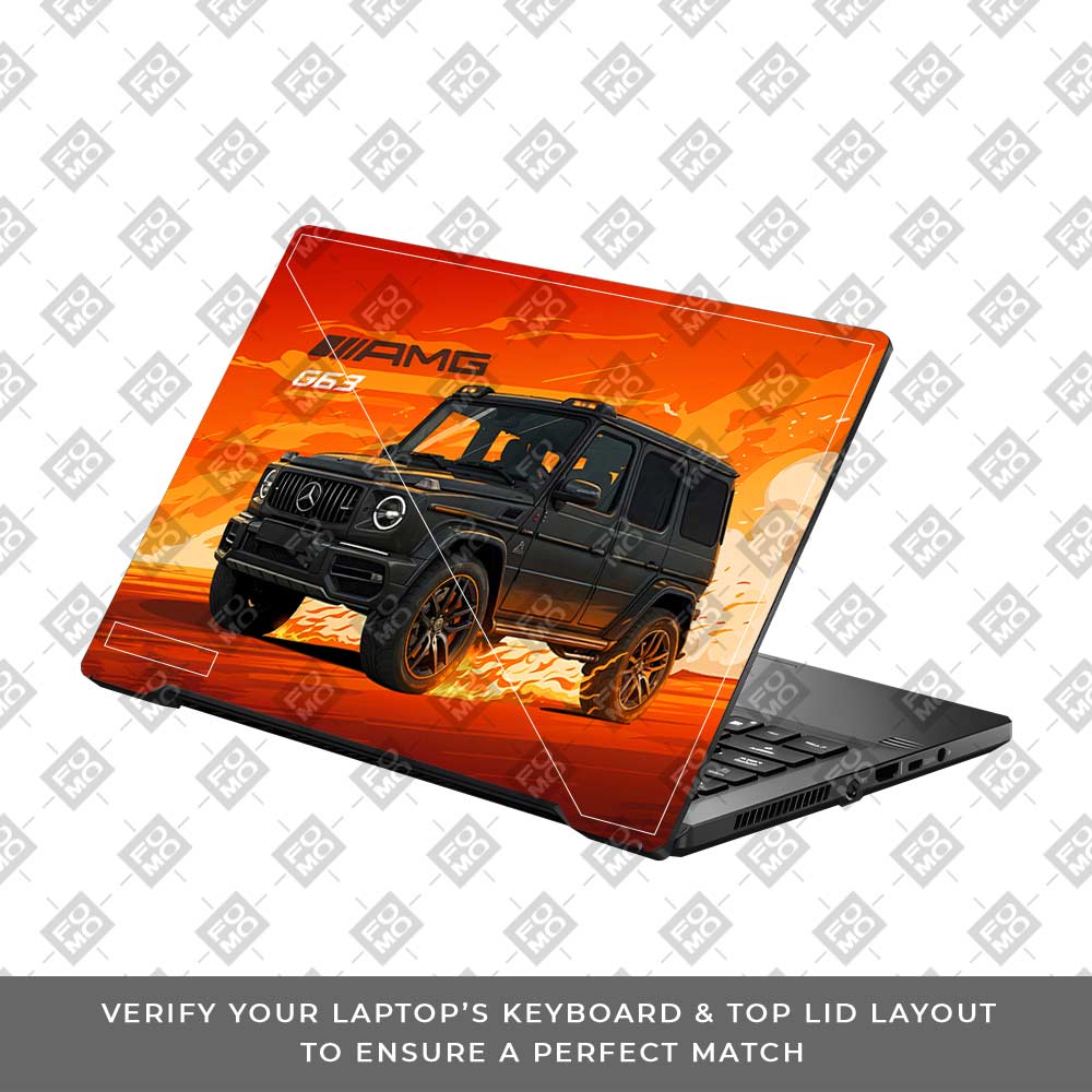 Mercedes AMG G63 Asus ROG Zephyrus G14 GA401 Laptop Skin