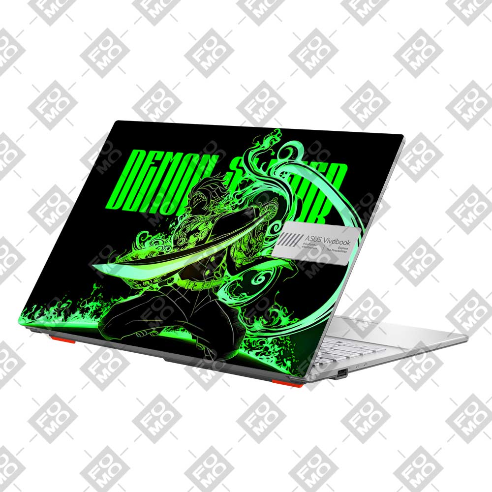 Tanjiro Green Flame Dance Asus Vivobook Go 15 E1504G Laptop Skin