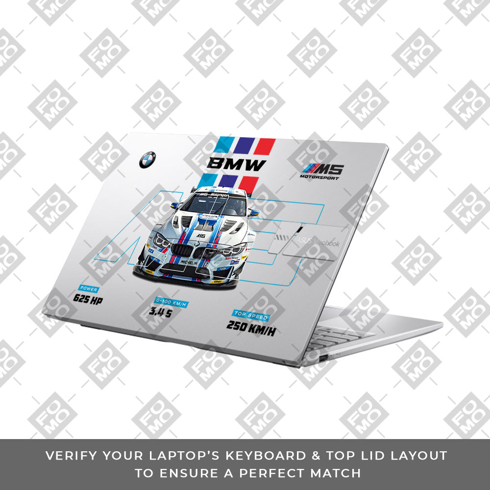 Transparent BMW M5 Asus Vivobook 15 X1504ZA Laptop Skin