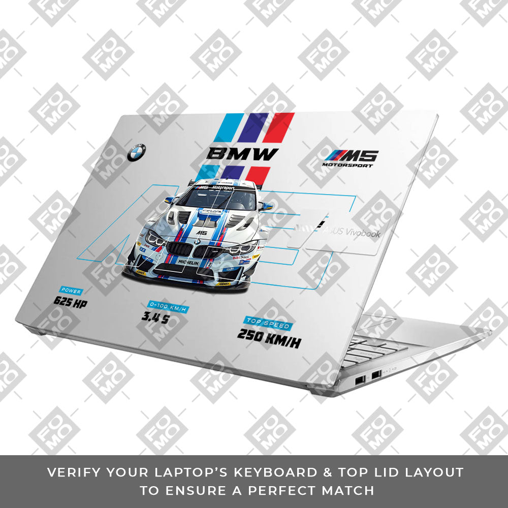 Transparent BMW M5 Asus Vivobook Pro 15 M6500QC & M6500QH Laptop Skin