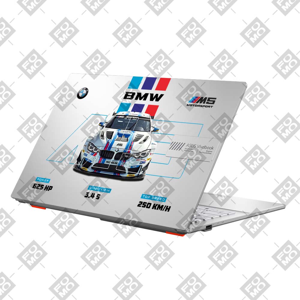 Transparent BMW M5 Asus Vivobook Go 15 E1504G Laptop Skin