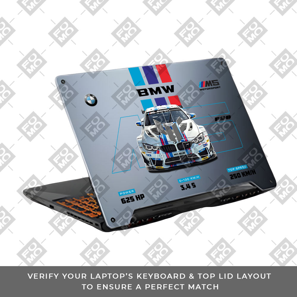 Transparent BMW M5 Asus TUF F15 FX506 & A15 FA506 Laptop Skin