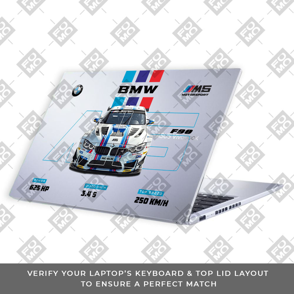 Transparent BMW M5 Asus Vivobook 15 X1502ZA Laptop Skin