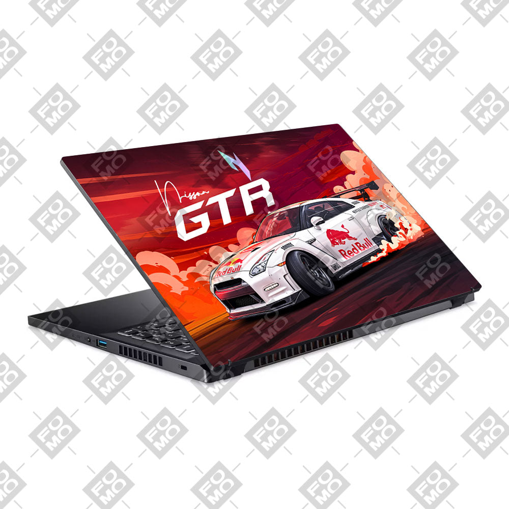 Nissan GTR Red Bull Drift Fury Acer Nitro V ANV15 51 55CA Laptop Skin