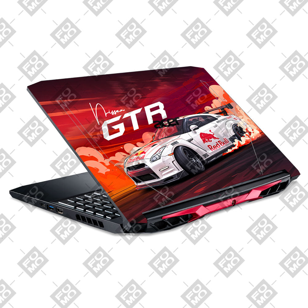 Nissan GTR Red Bull Drift Fury Acer Nitro 5 AN515 44, 56 Laptop Skin