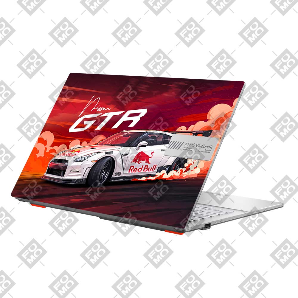 Nissan GTR Red Bull Drift Fury Asus Vivobook Go 15 E1504G 3D Laptop Skin