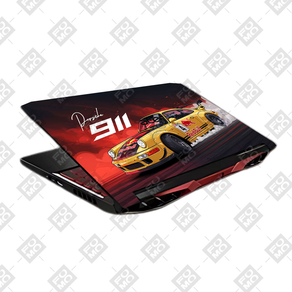 Porsche 911 Red Bull Classic Racer Acer Nitro 5 AN515 45, 55, 57 3D Laptop Skin