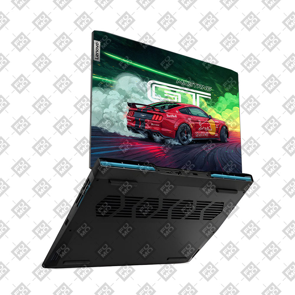 Mustang GT Red Bull Drift Beast Lenovo IdeaPad Gaming 3 15ARH7 and 15IAH7 Laptop Skin