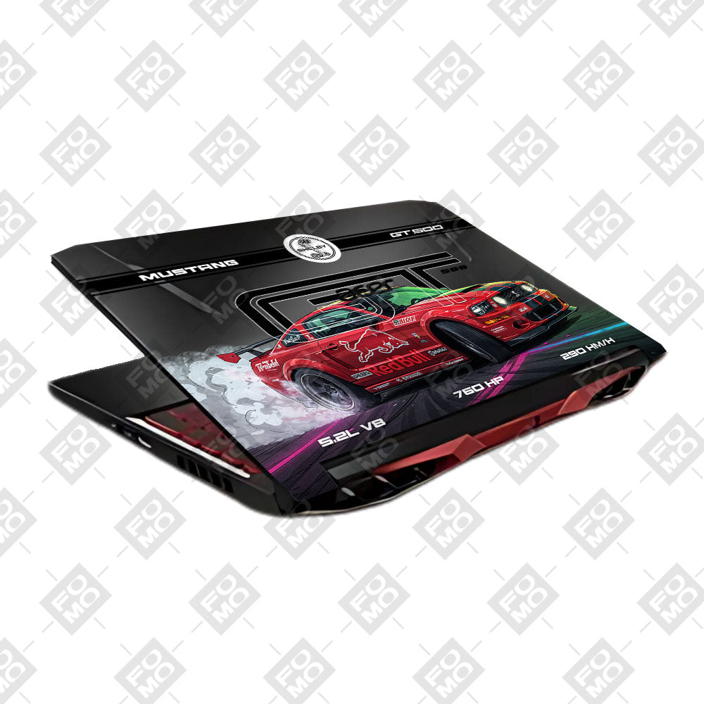Transparent Shelby GT500 Red Bull Venom Acer Nitro 5 AN515 45, 55, 57 Laptop Skin