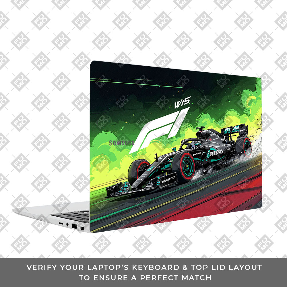 W15 F1 Red Bull x AMG Velocity Samsung Galaxy Book 4 15.6 3D Laptop Skin