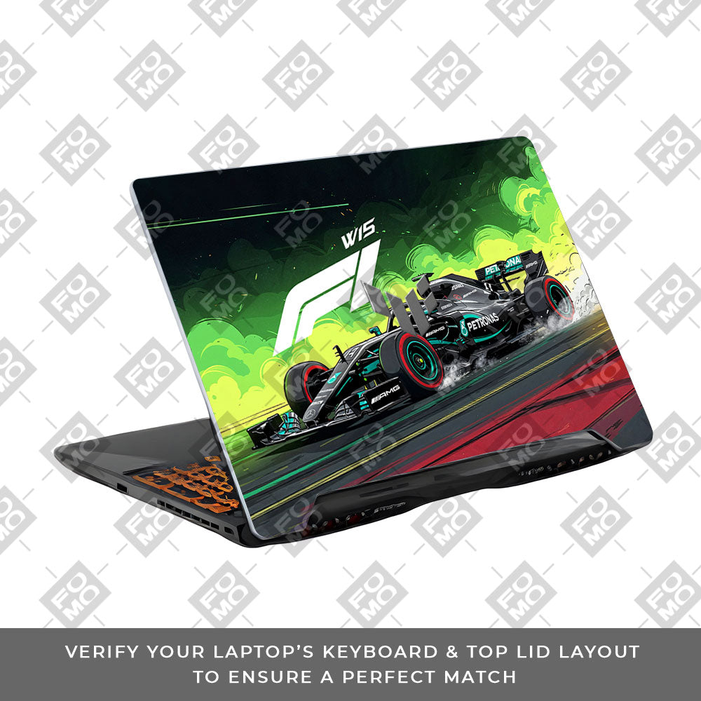W15 F1 Red Bull x AMG Velocity Asus TUF F15 FX506 & A15 FA506 3D Laptop Skin
