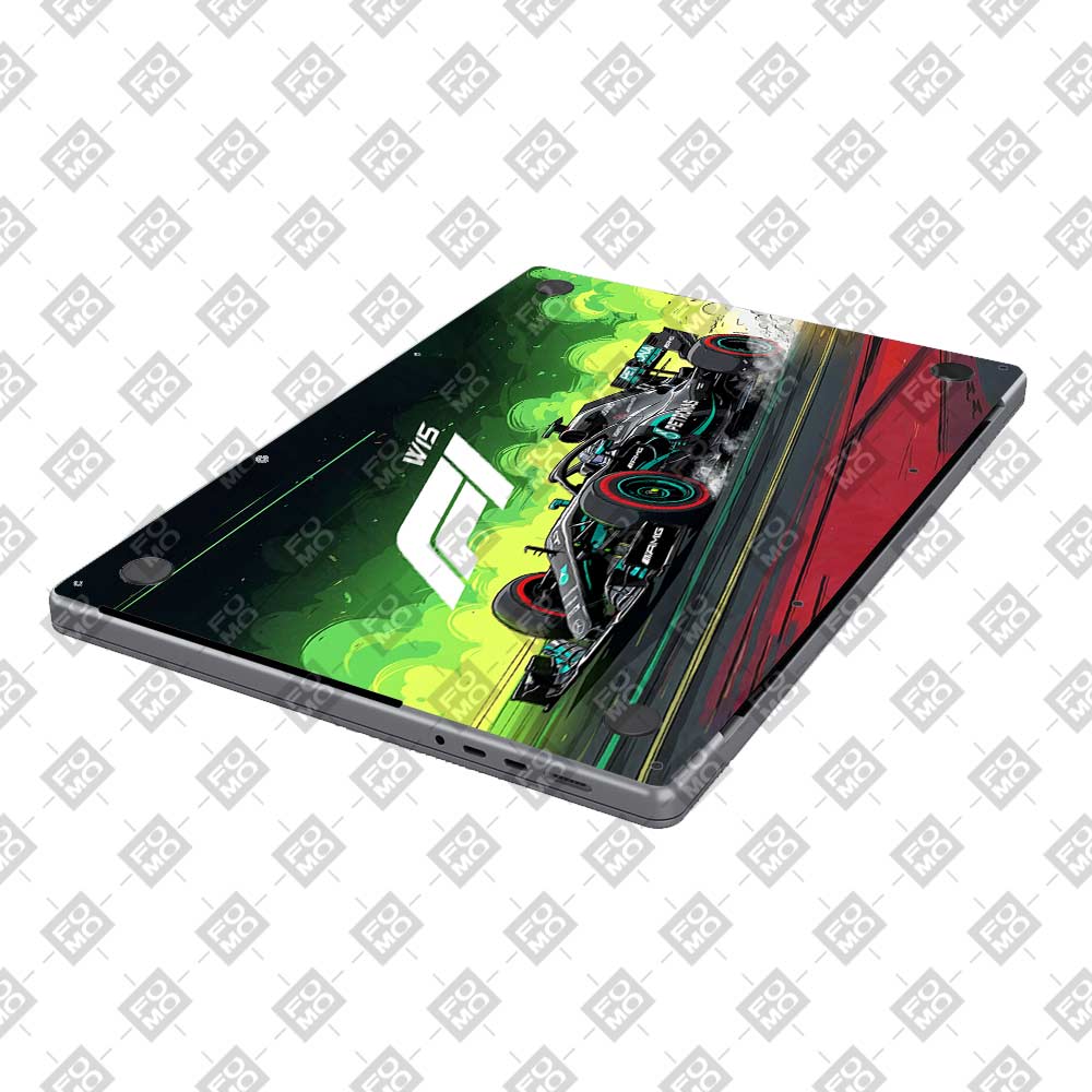 W15 F1 Red Bull x AMG Velocity MacBook Air 15 M4 2025 Laptop Skin