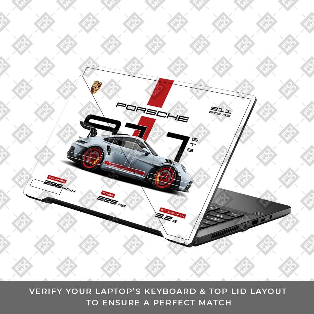 Porsche 911 GT3 RS Asus ROG Zephyrus G14 GA401 Laptop Skin
