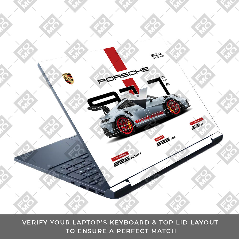 Porsche 911 GT3 RS HP Victus Laptop Skin