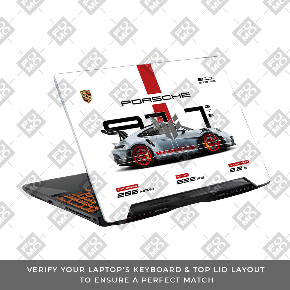 Porsche 911 GT3 RS Asus TUF F15 FX506 & A15 FA506 Laptop Skin