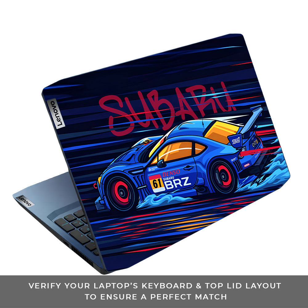 Subaru BRZ Lenovo IdeaPad Gaming 3 15ARH05 and 15IMH05 Laptop Skin