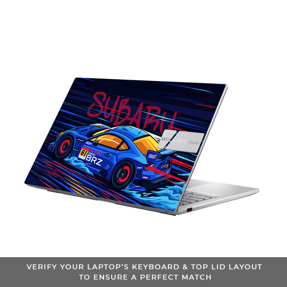 Subaru BRZ Asus Vivobook 15 X1504ZA Laptop Skin