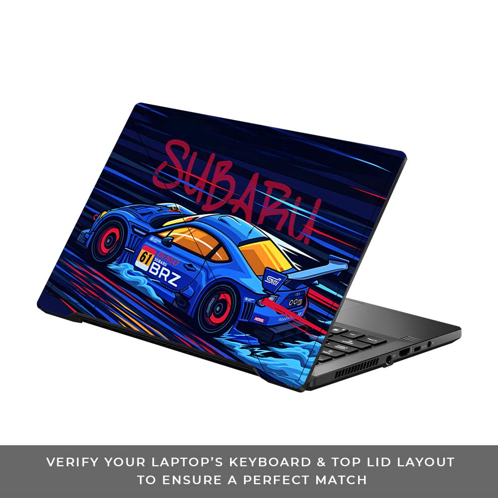Subaru BRZ Asus ROG Zephyrus G14 GA401 Laptop Skin