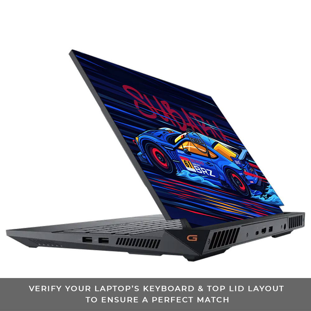 Subaru BRZ Dell G15 5520, 5530 Laptop Skin